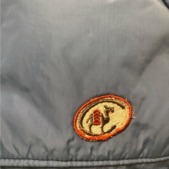 Camel Puffer Ski Vest Mens Size Large Goose Down Feather Vintage Reversible - Picture 6 of 8